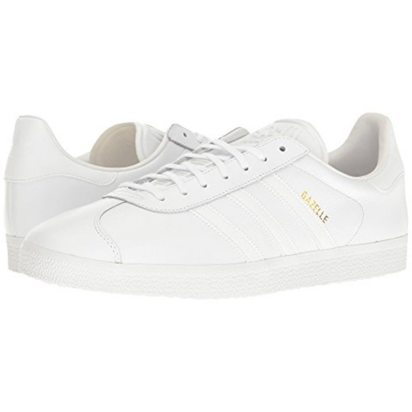 gazelle leather white